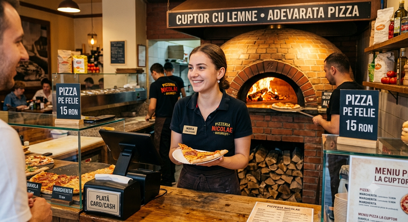 Vanzatoare, casiera pentru pizzerie Park Lake Mall, etaj 2,